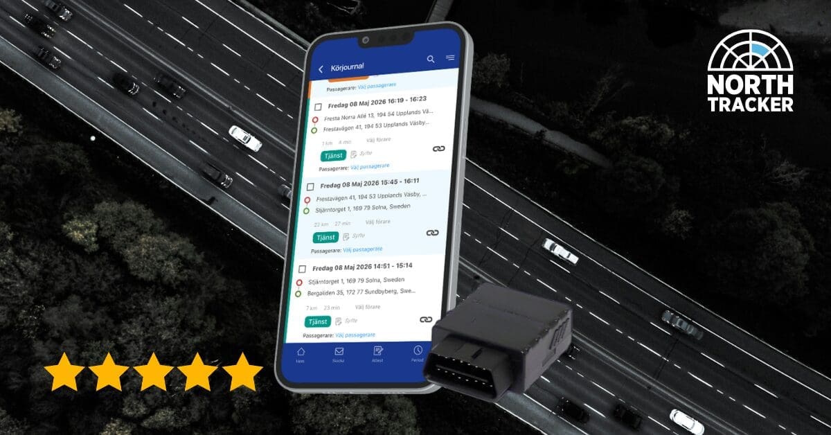 Elektronisk körjournal från NorthTracker